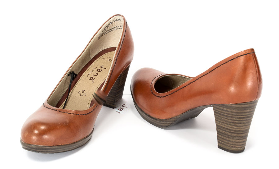 Czółenka Jana 8-22448-20 Brown.Prz