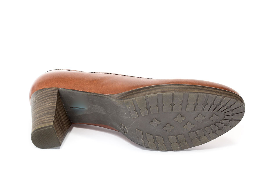 Czółenka Jana 8-22448-20 Brown.Prz