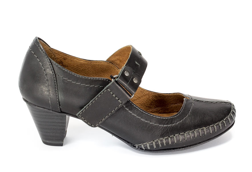 Czółenka Jana 8-24314-28 Black.Prz