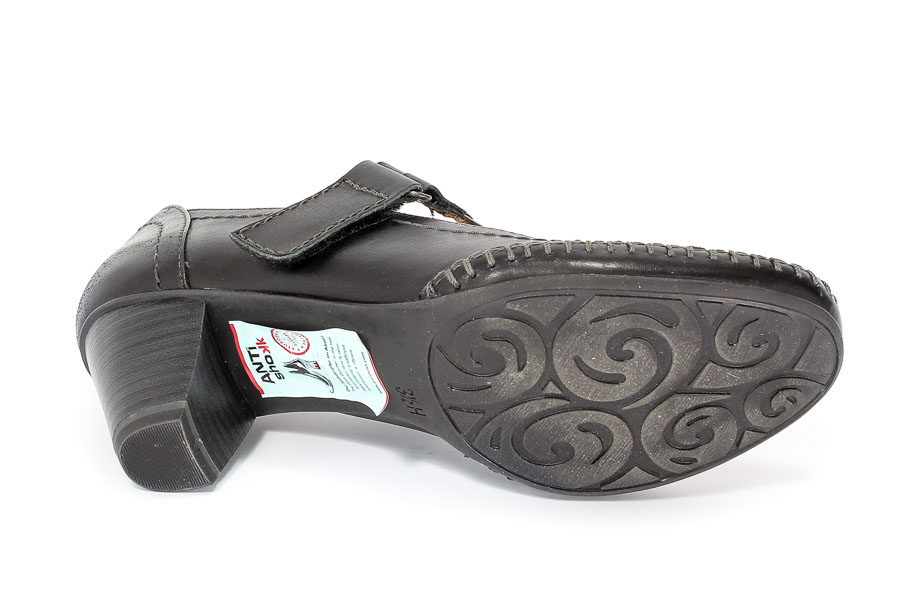 Czółenka Jana 8-24314-28 Black.Prz