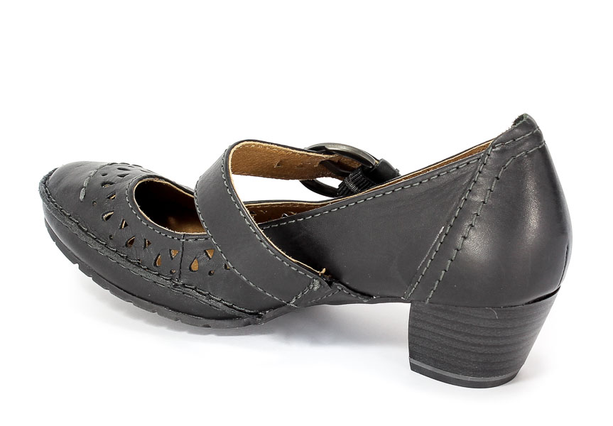Czółenka Jana 8-24311-28 Black.Prz