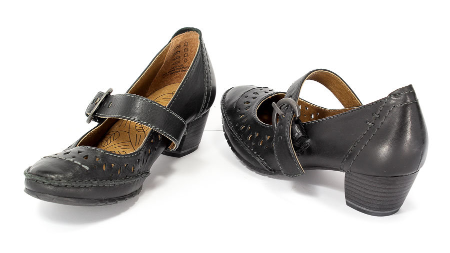 Czółenka Jana 8-24311-28 Black.Prz