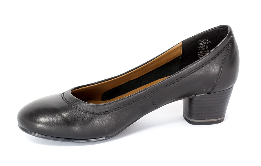 Czółenka Jana 8-22330-20 Black.Prz
