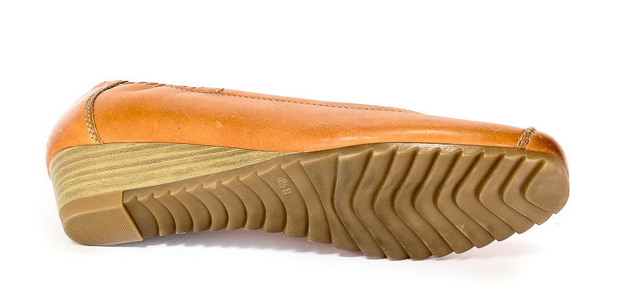 Czółenka Jana 8-22203-20 Papaya.Prz