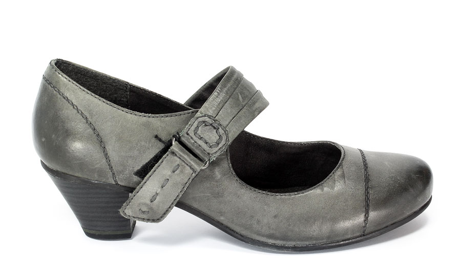 Czółenka Jana 8-24300-29 Graphite.Prz