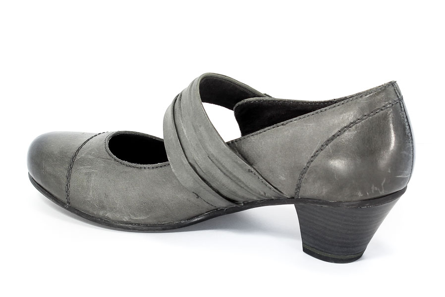 Czółenka Jana 8-24300-29 Graphite.Prz