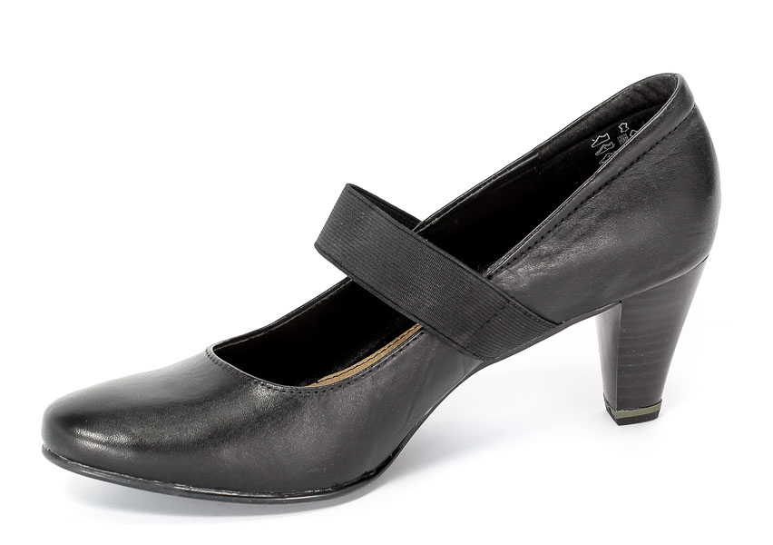 Czółenka Jana 8-22405-28 Black.Prz