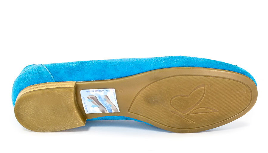 Baleriny Caprcie 9-9-22100-24 Blue 822.Prz