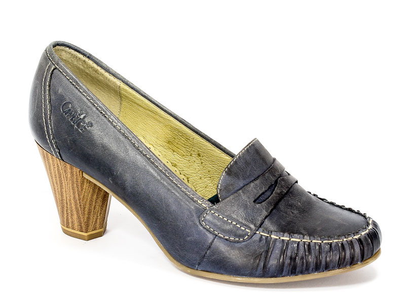 Czółenka Caprcie 9-9-24300-24 Blue 800.Prz