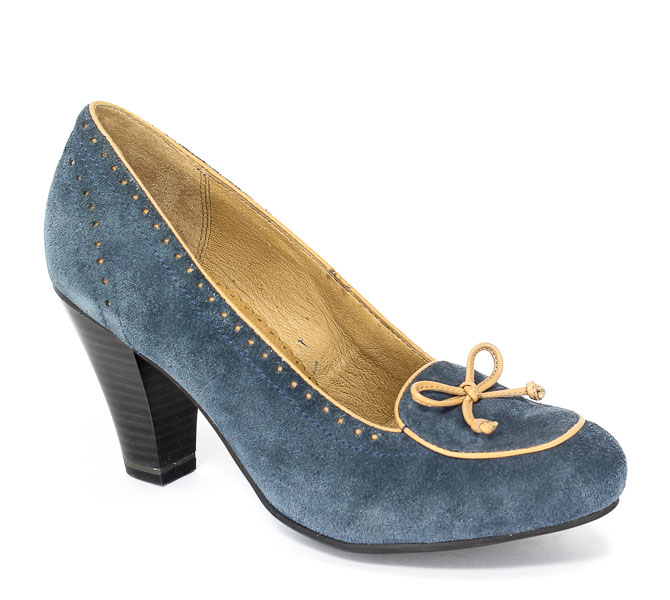 Czółenka Caprcie 9-9-2400-24 871 Blue Su.Prz