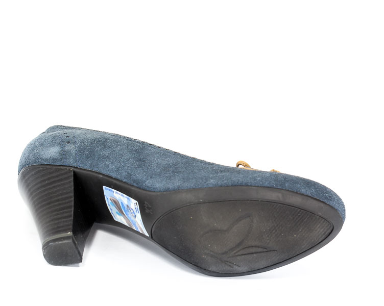 Czółenka Caprcie 9-9-2400-24 871 Blue Su.Prz