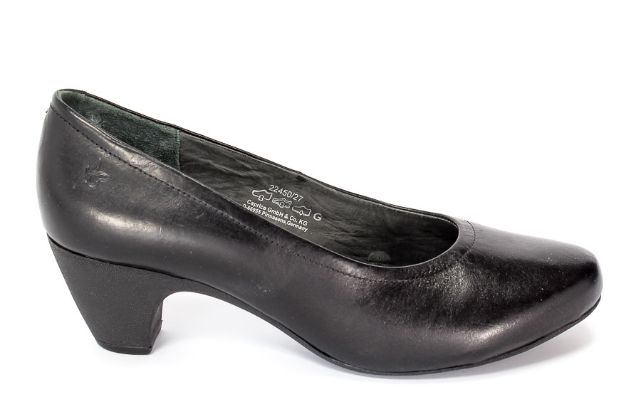 Czółenka Caprcie 9-22450-27 Black.Prz