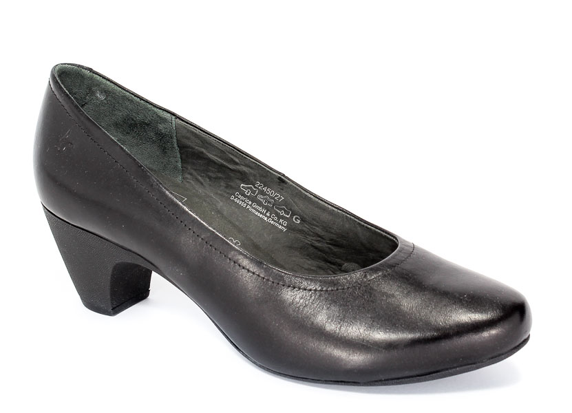 Czółenka Caprcie 9-22450-27 Black.Prz