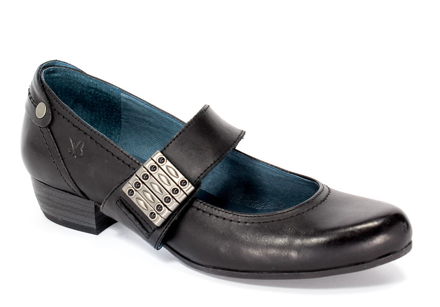 Czółenka Caprcie 9-24301-27 Black.Prz