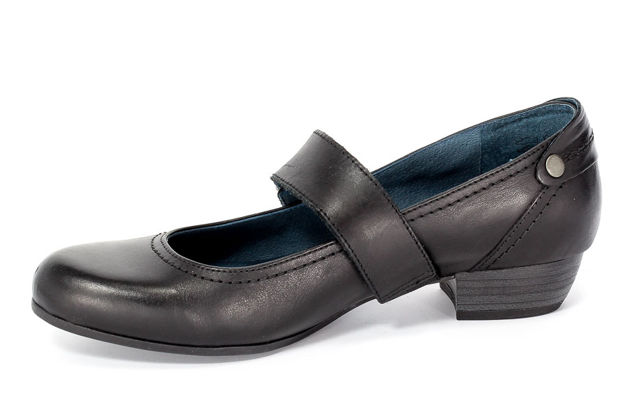 Czółenka Caprcie 9-24301-27 Black.Prz