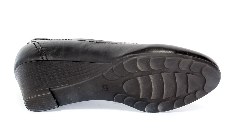 Czółenka Jana Soft Line 8-24364-29 Black.Prz
