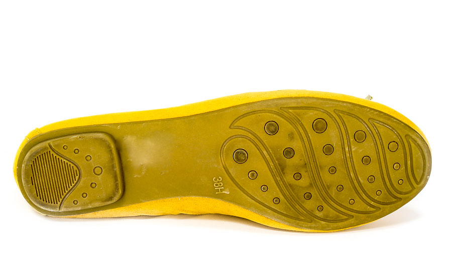 Baleriny Soft Line 8-22163-20 Yellow.Prz
