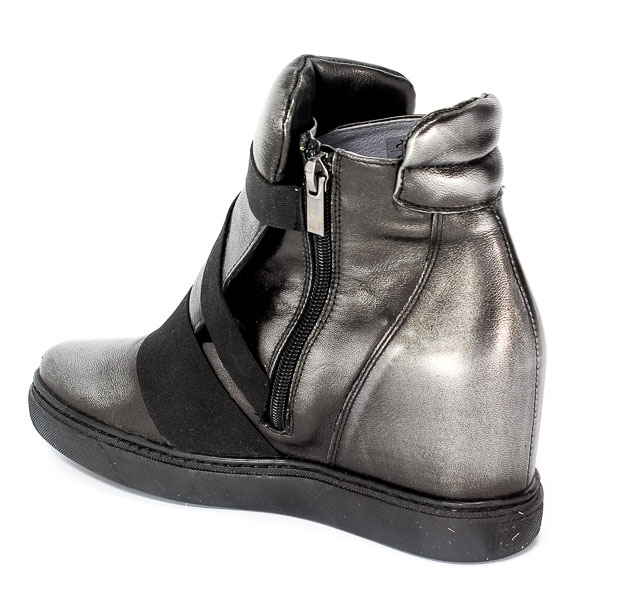 Sneakersy Eksbut 77-4492-E04 Czarny-Srebro Lic