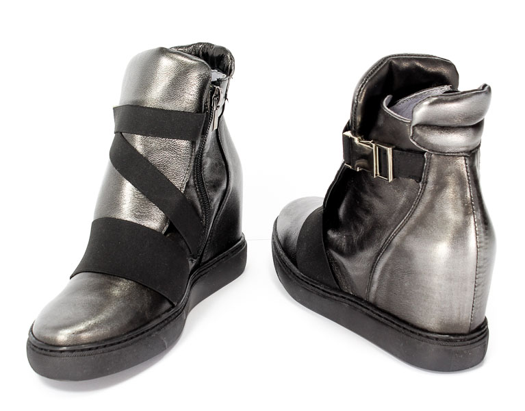 Sneakersy Eksbut 77-4492-E04 Czarny-Srebro Lic