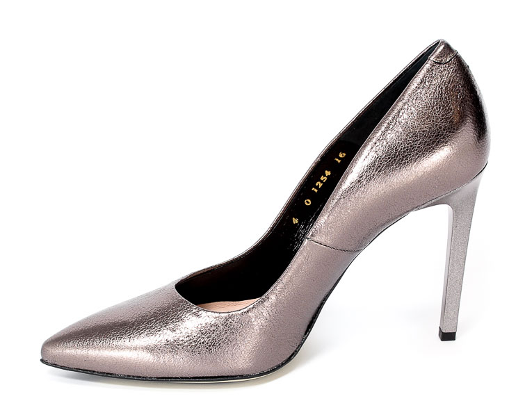 Czółenka Bravo Moda 1254 Srebro metal