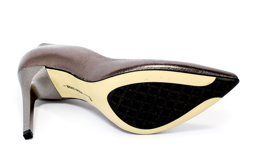 Czółenka Bravo Moda 1254 Srebro metal
