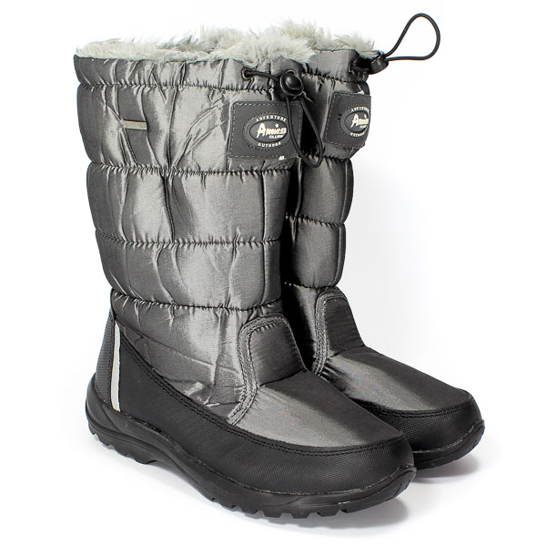 Śniegowce American 21TX-015A Waterproof Grey.Prz