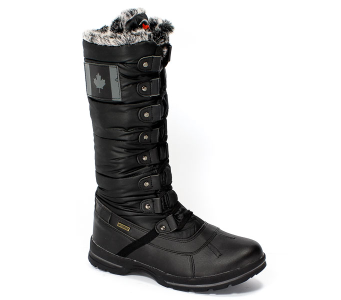 Śniegowce American 202SB998-1 Waterproof Black.Prz
