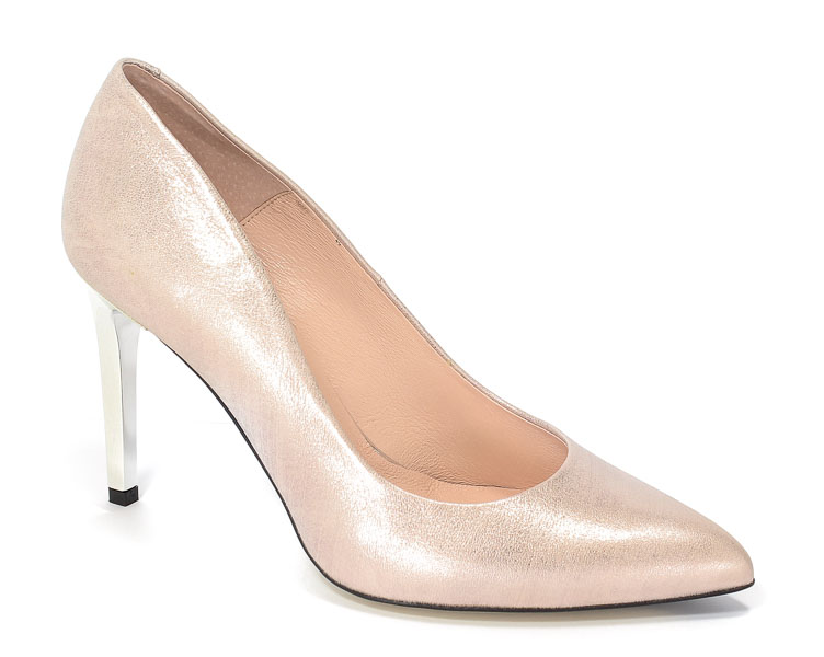 Czółenka Bravo Moda 1373 Platyna metal