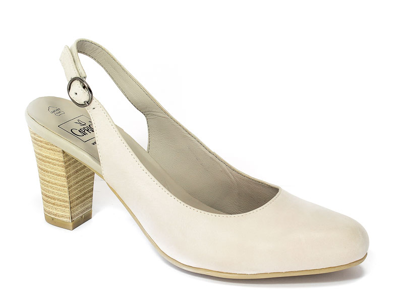 Czółenka letnie Caprice 9-29604-28 Light Grey.Prz