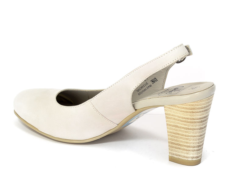 Czółenka letnie Caprice 9-29604-28 Light Grey.Prz