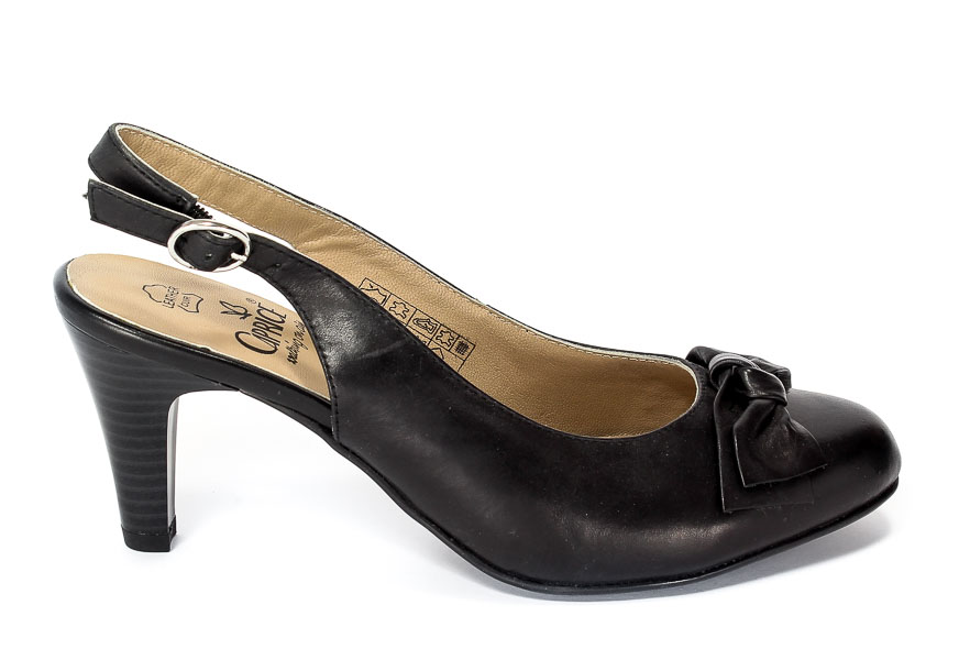 Czółenka letnie Caprice 9-29604-26 Black.Prz