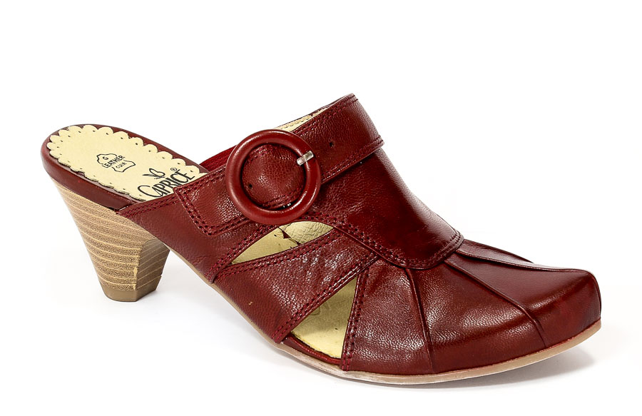 Klapki letnie Caprice 9-9-27397-24 500 Red.Prz
