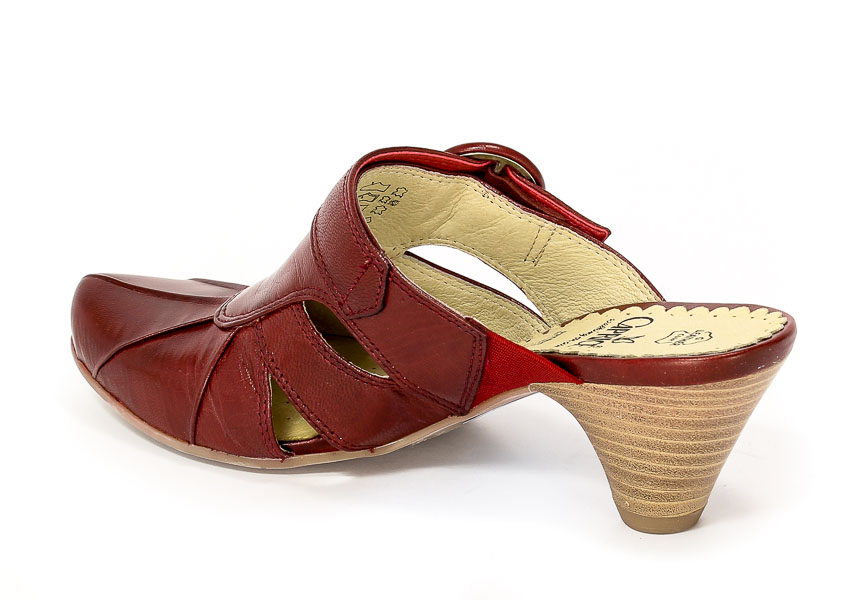 Klapki letnie Caprice 9-9-27397-24 500 Red.Prz