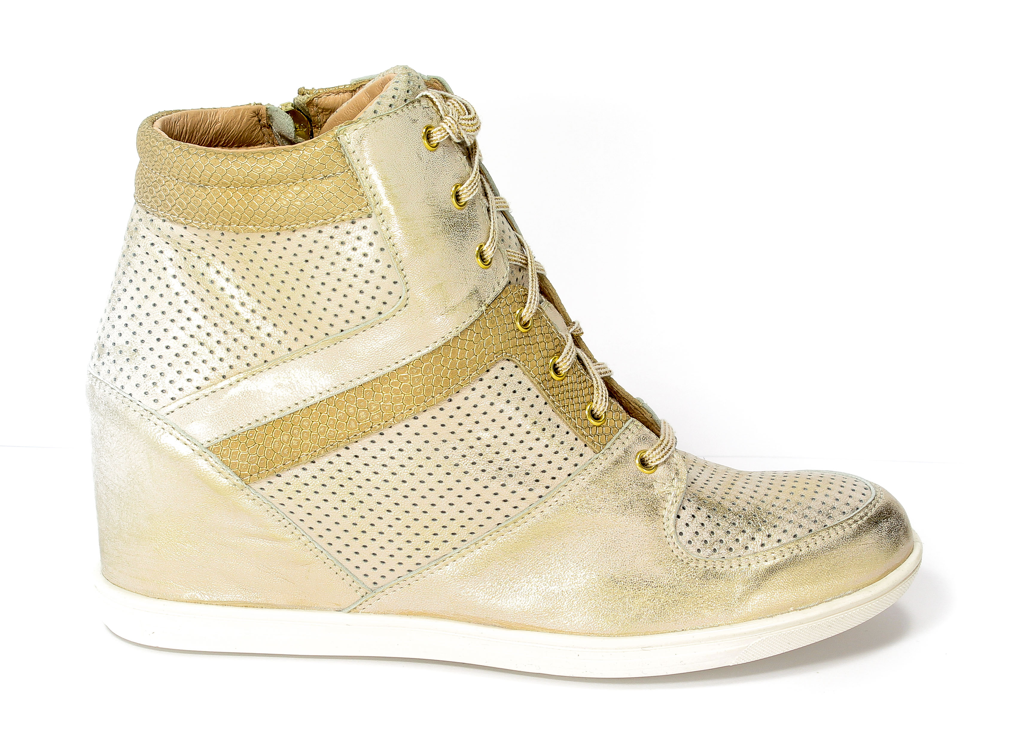 Sneakersy Eksbut 77-4418-672-F83 Złoto Lic