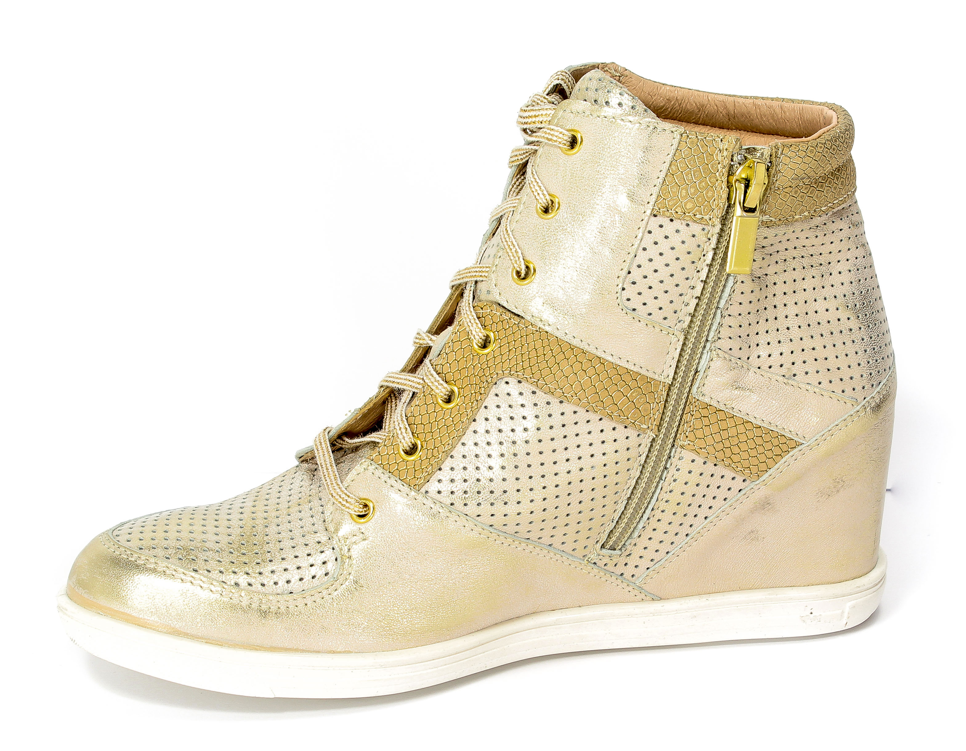 Sneakersy Eksbut 77-4418-672-F83 Złoto Lic
