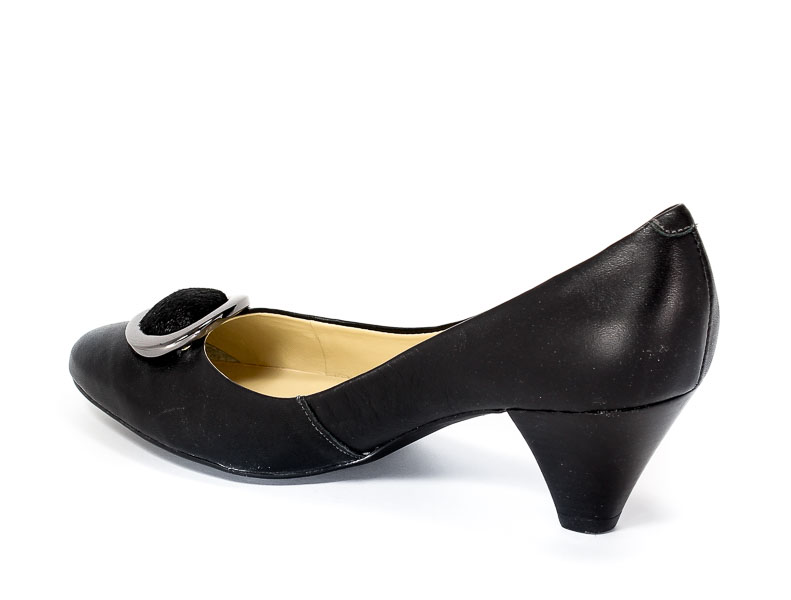 Czółenka Via Uno 11042503 Black.Prz