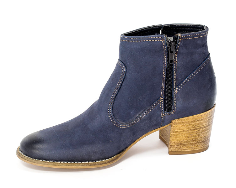 Botki Tamaris 1-25341-28 827 Navy Nubuc
