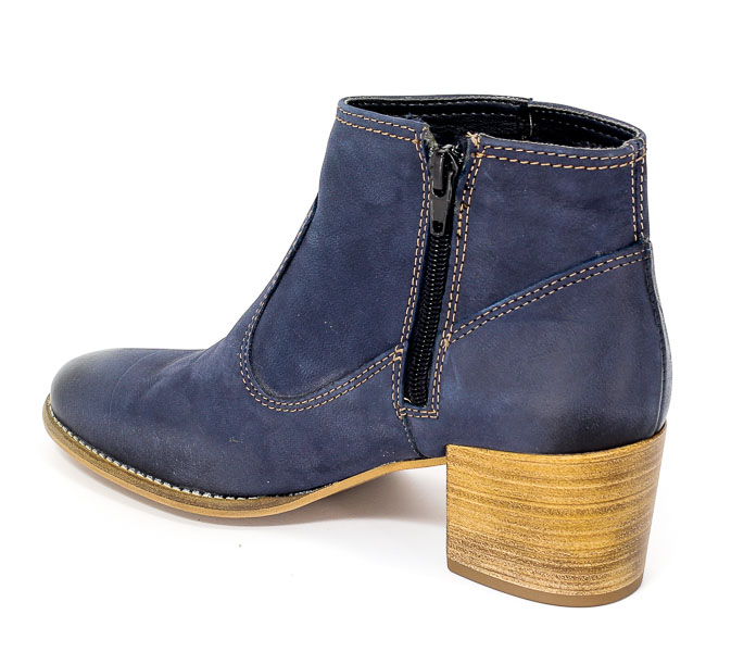 Botki Tamaris 1-25341-28 827 Navy Nubuc