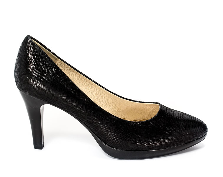 Czółenka Caprice 9-22414-28 010 Black Reptile