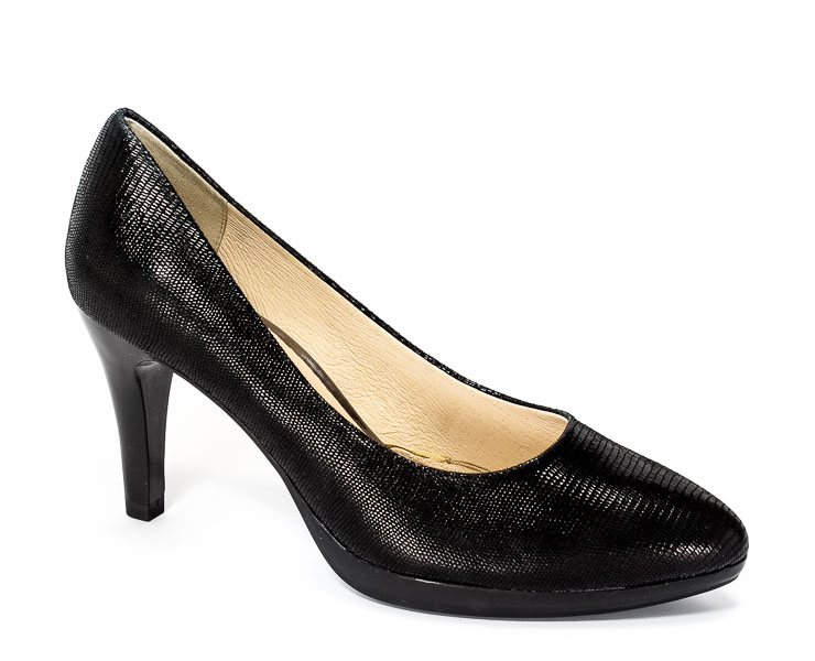 Czółenka Caprice 9-22414-28 010 Black Reptile