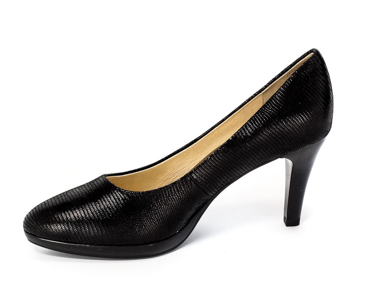 Czółenka Caprice 9-22414-28 010 Black Reptile
