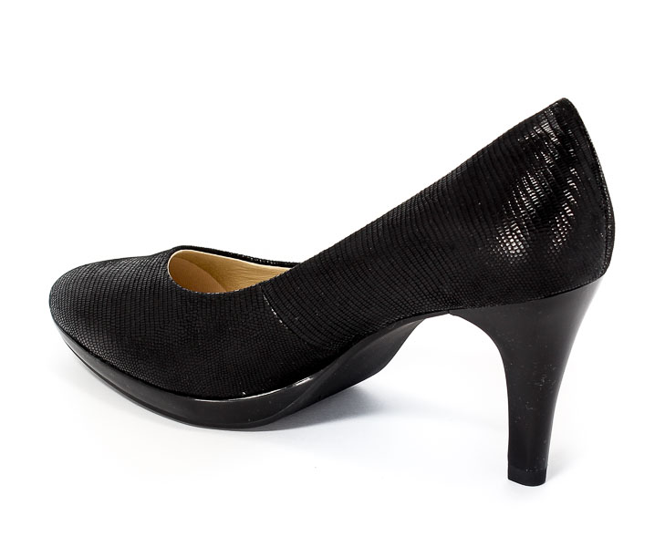 Czółenka Caprice 9-22414-28 010 Black Reptile