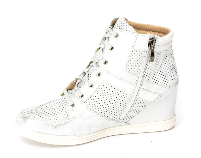 Sneakersy Eksbut 77-44-51-F97 369 Srebro lic