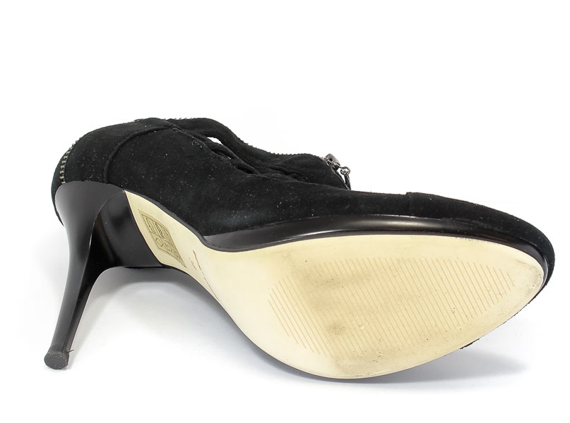 Czółenka letnie Scaviola P165C-619DB Black.Prz