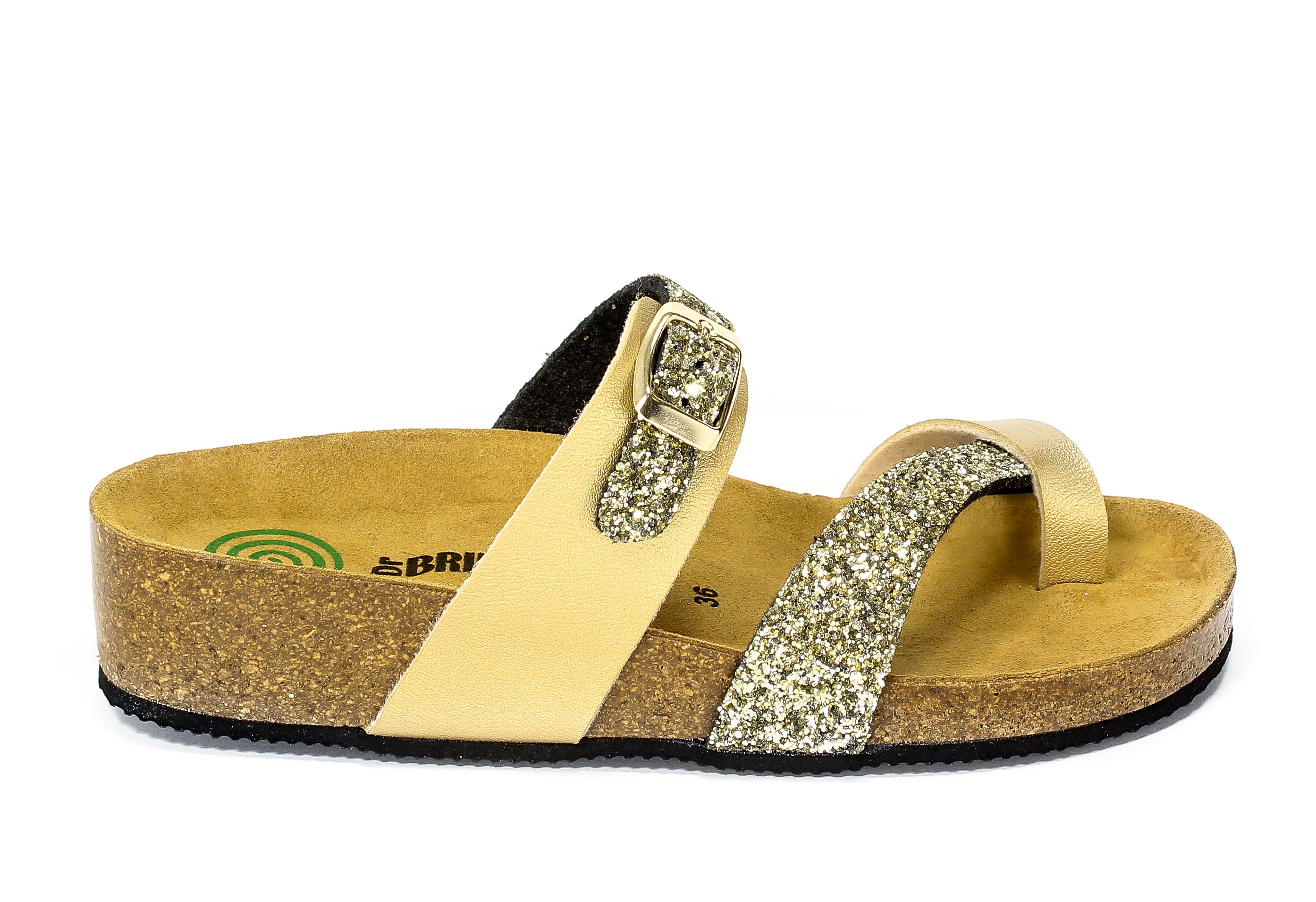 Klapki letnie Brinkmann 701035 Gold
