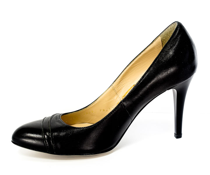 Czółenka Lizard 2225-092-0025 Czarna skora.Prz
