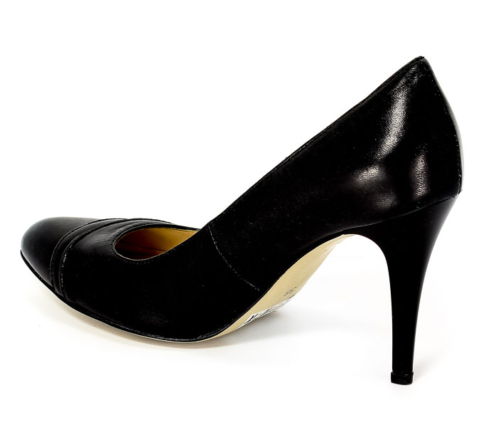 Czółenka Lizard 2225-092-0025 Czarna skora.Prz