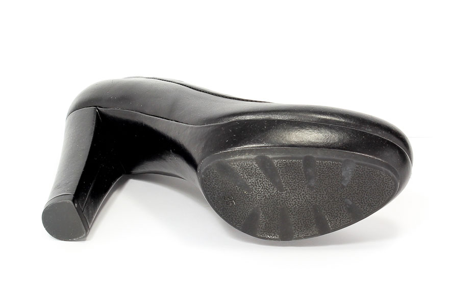 Czółenka Unisa Mambo-NX Black Napa Wax Black.Prz