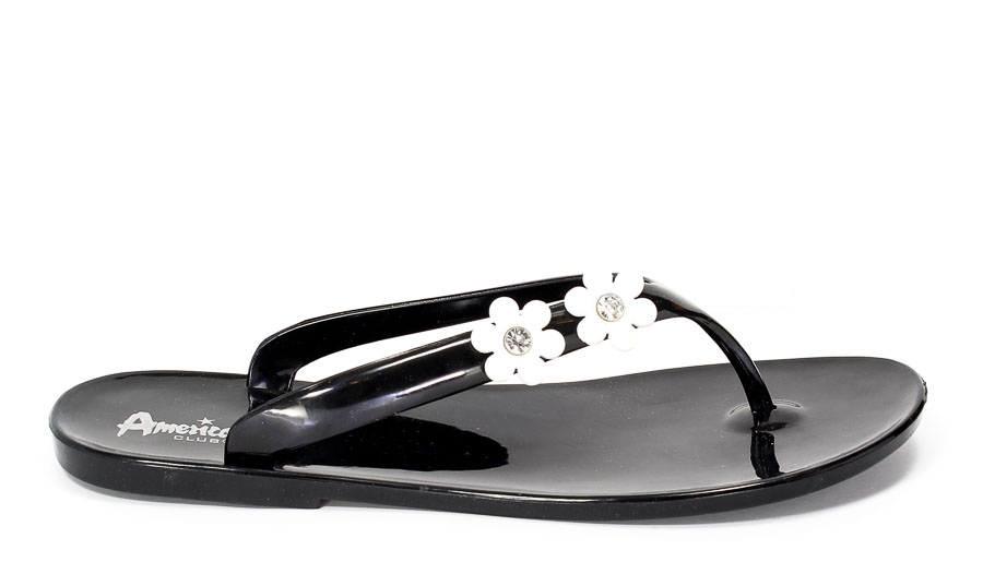 Klapki letnie American S-3608(2) Black.Prz