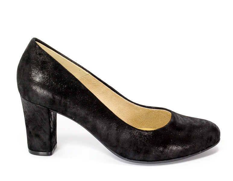 Czółenka letnie Caprice 9-22402-28 Black Suede
